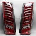 Automobile Parts Nissan Urvan NV350 E26 Caravan Red Black Crystal Full 78 LED 14 Fiber Tail Lamps Lights Accessories